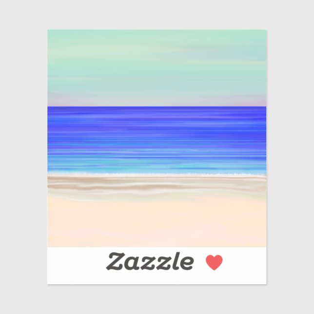 Adesivo Vinheta de vinilo tranquilo (Folha)