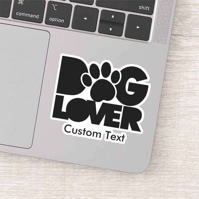 Adesivo Vinheta do logotipo Dog Lover (Detalhe)
