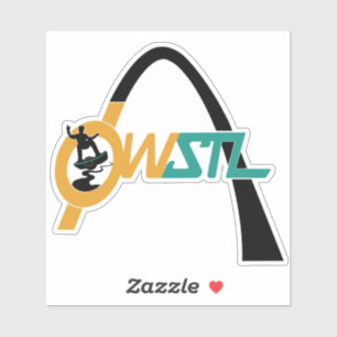 Adesivo Vinheta do logotipo OW STL