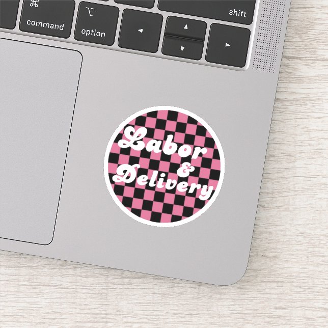 Adesivo Vinheta do pacote de enfermeiro de mão de obra e e (Detalhe)