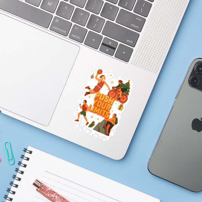 Adesivo 🏆 Vinheta dos Campeões Multiesportes (Notebook com iPhone)