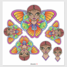 Adesivo Vinheta dos Olhos Grandes