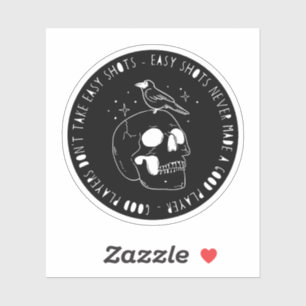 Adesivo Vinheta dourada ambígua