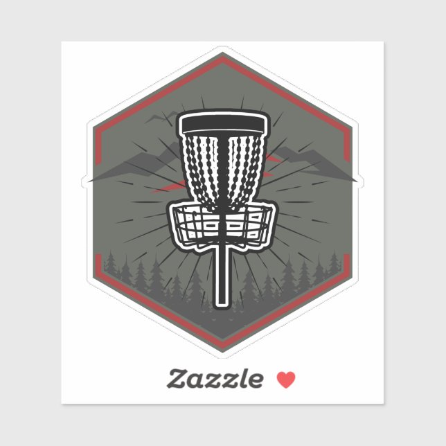 Adesivo Vinheta dourada ambígua (Folha)