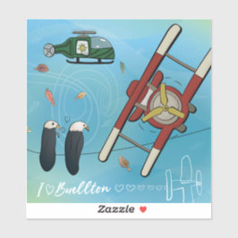 Adesivo Vinheta - Escrita no Céu