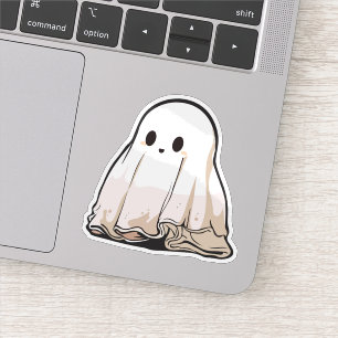 Adesivo Vinheta fantasma de desenho animado