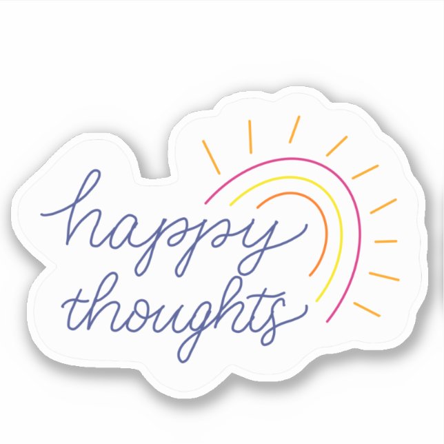 Adesivo Vinheta feliz (Frente)