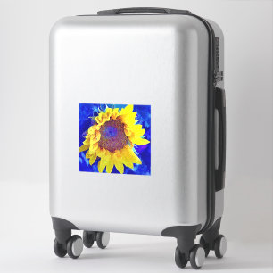 Adesivo Vinheta Grande de Arte Sunflower bonito