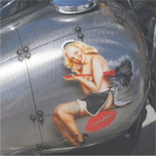 Adesivo Vinheta grande RETRO FRANCÊS