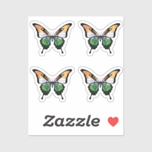 Adesivo Vinheta Indicadora da Borboleta