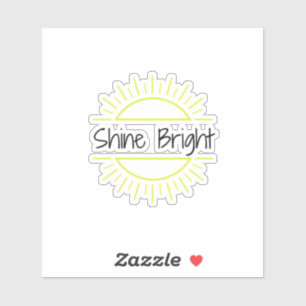 Adesivo Vinheta Inspiradora Brilhante