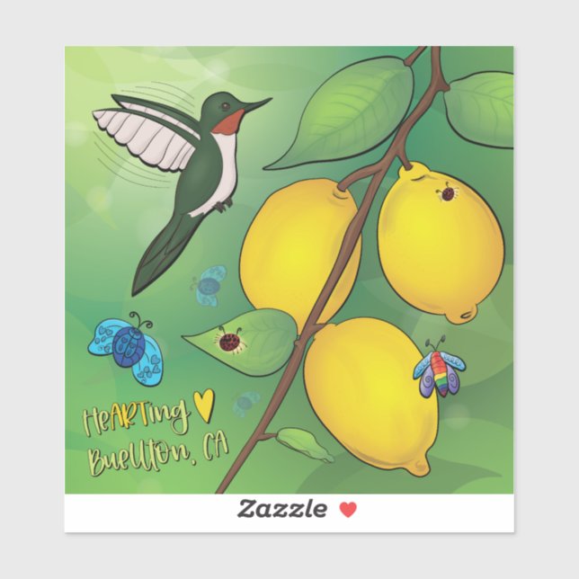 Adesivo Vinheta - Limonada (Folha)