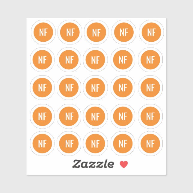 Adesivo Vinheta Livre de Meia-Escolha (Folha)