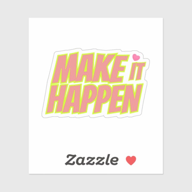 Adesivo Vinheta Motivacional (Folha)