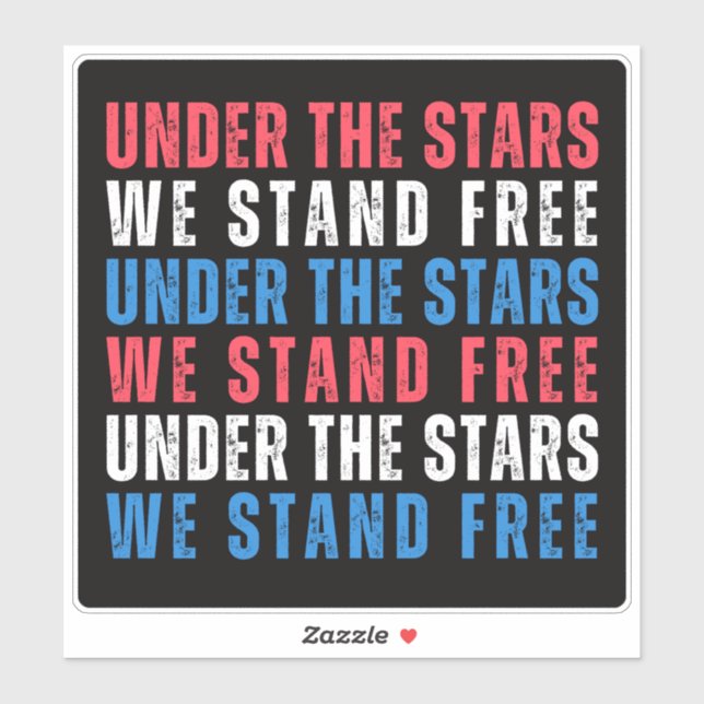 Adesivo Vinheta Patriótica do Dia da Independência em 4 de (Folha)