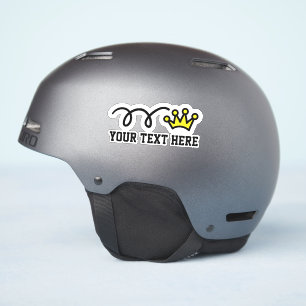 Adesivo Vinheta personalizada do logotipo da coroa persona