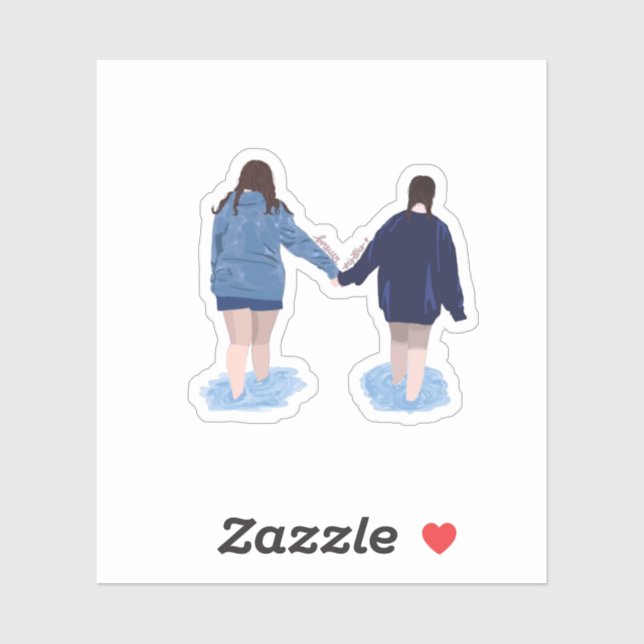 Adesivo Vinheta personalizada para K! (Folha)