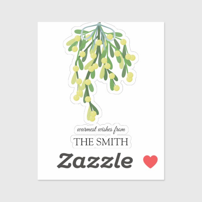 Adesivo Vinheta quadrada verde-azulada (Folha)