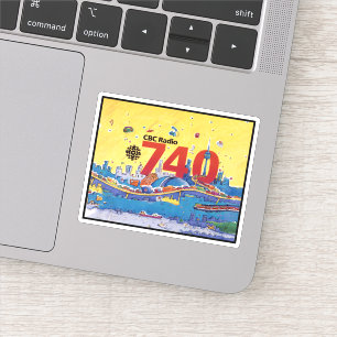 Adesivo Vinheta Rádio CBC 740