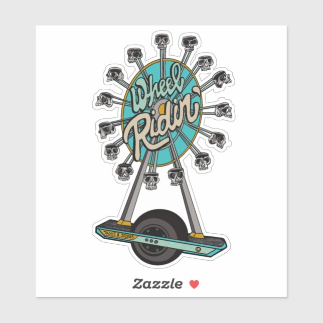 Adesivo Vinheta Ridin (Folha)