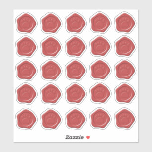 Adesivo Vinheta-selante de cera de canina vermelha