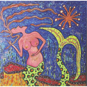 Adesivo Vinheta Sereia Diversão