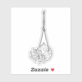 Adesivo Vinheta Suculente de Travamento