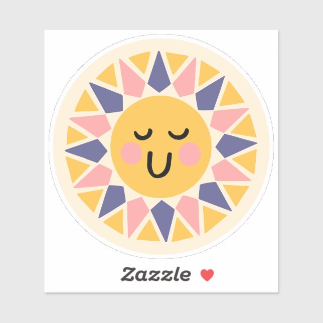 Adesivo Vinheta Sunset (Folha)