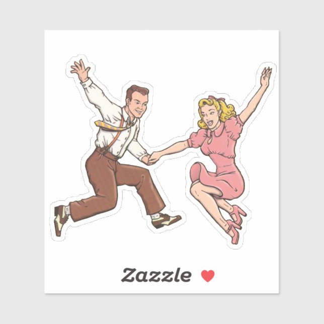 Adesivo Vinheta Swing 40s (Folha)