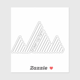 Adesivo Vinheta Top Mountain Quebrada