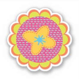 Adesivo Vinheta-Trabalho de arte de-vidro com corte person