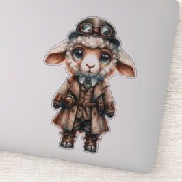 Adesivo Vinheta transparente de lambe Steampunk