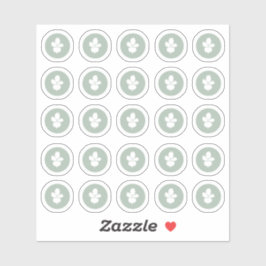 Adesivo Vinheta Vegetariana de Escolha das Refeições