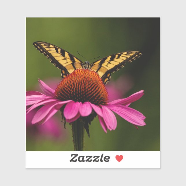 Adesivo Vinheta-Vinho De Corte Personalizado De Tigre (Folha)