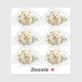 Adesivo Vinheta-Vinho-Vinho De Corte Polar