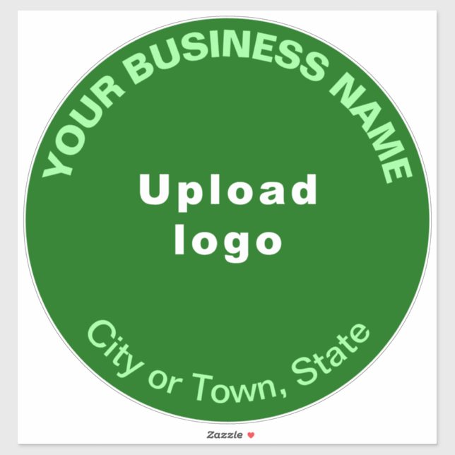 Adesivo Vinheta-vinil de cor verde empresarial (Folha)