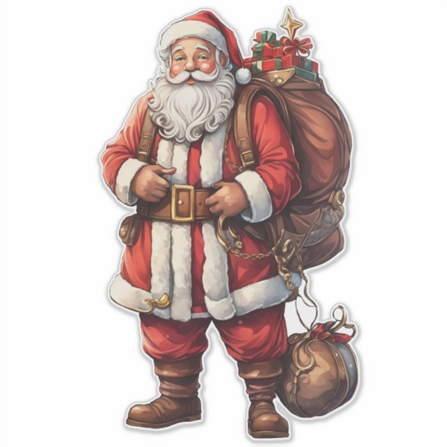 Adesivo Vinheta Vinil de Corte Personalizado do Natal_4 (Frente)