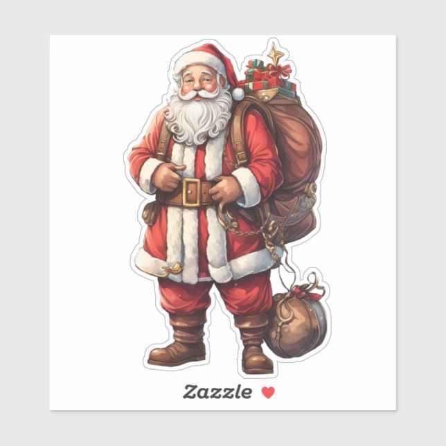 Adesivo Vinheta Vinil de Corte Personalizado do Natal_4 (Folha)