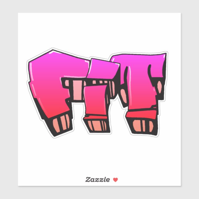 Adesivo Vinheta-Vinil de Grafite de Corte Personalizado (Folha)