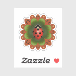 Adesivo Vinheta Vinil Ladybug de Corte Personalizado