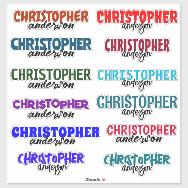 Adesivo Vinheta-Vinil para Escolas de Meninos de Nome Colo (Folha)