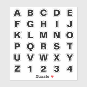 Adesivo Vinhetas Cortam Vinil Alphabet Preto