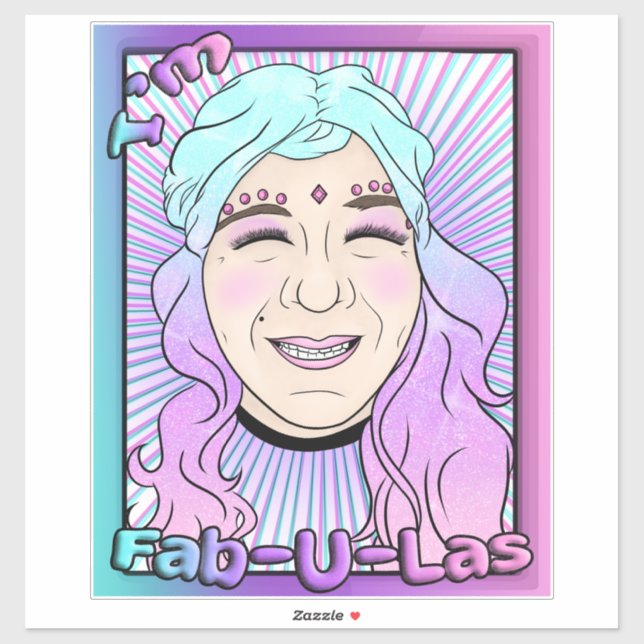 Adesivo Vinhetas de 14" x 14" com corte personalizado, Ext (Folha)