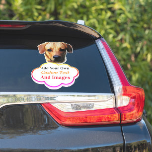 Adesivo Vinhetas De Cão De Vinilo Personalizadas Para Car