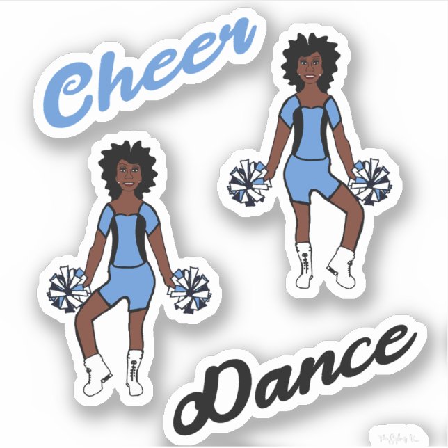 Adesivo Vinhetas De Dança Cheias (Preto Periwinkle) (Frente)