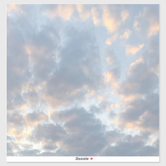 Adesivo Vinhetas de nuvens estéticas