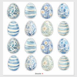 Adesivo Vinhetas de Ovos de Páscoa
