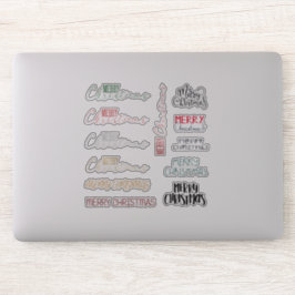 Adesivo Vinhetas de vinil com corte personalizado de Natal