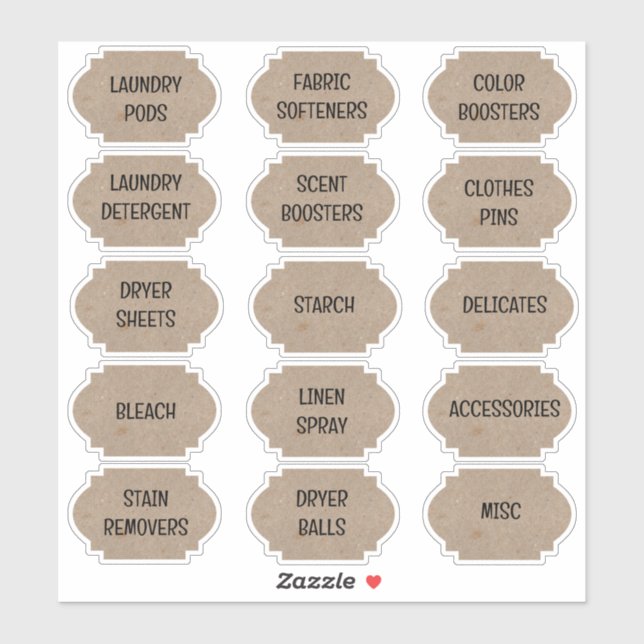 Adesivo Vinhetas de vinil para a sala de lavandaria (Folha)