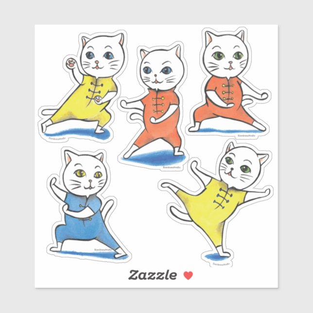 Adesivo Vinhetas de vinilo de corte personalizado de 8" x  (Folha)